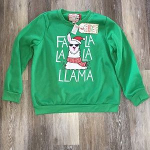 2/$20 Llama Christmas Sweater